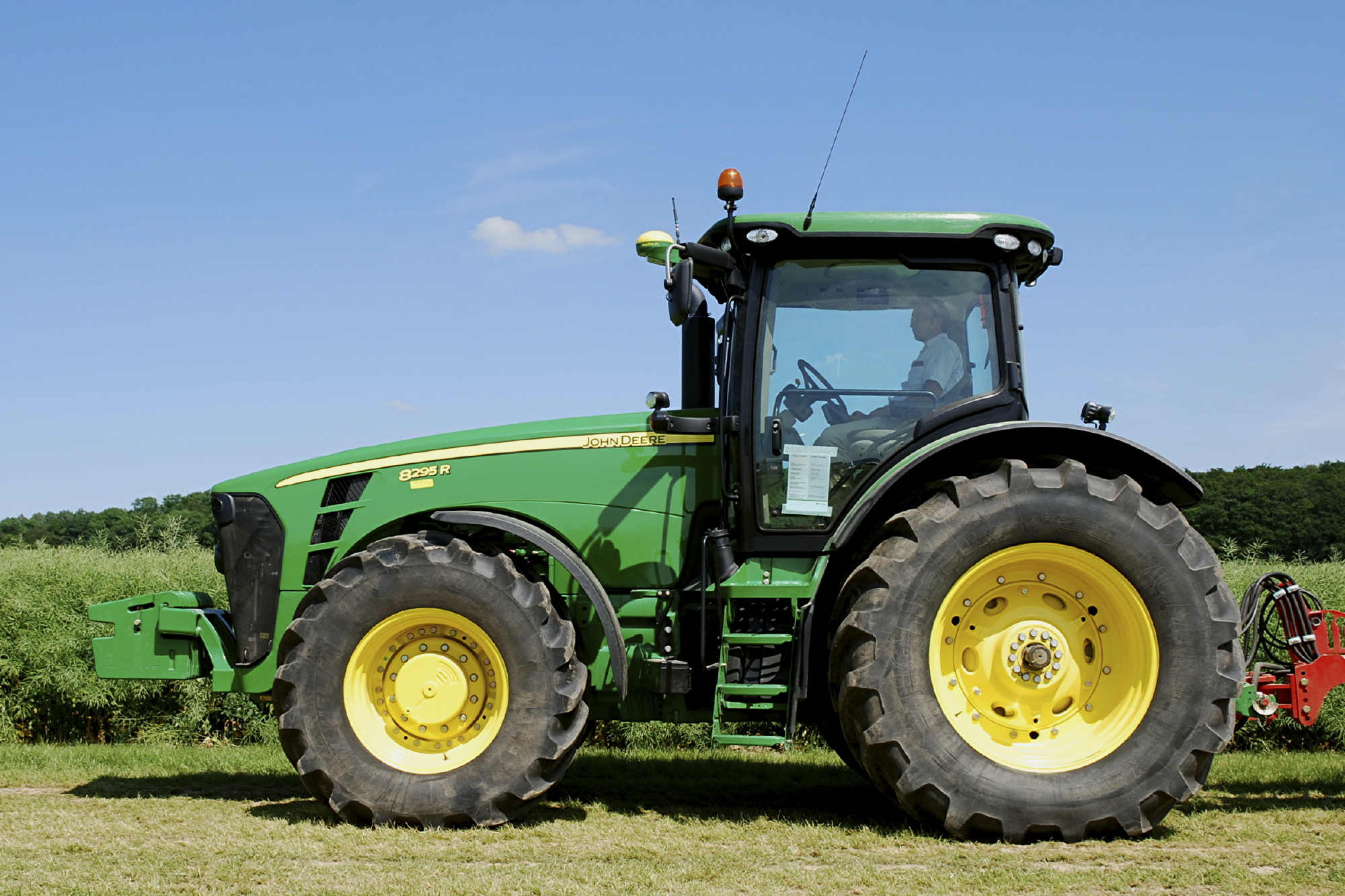 GPS in tractor